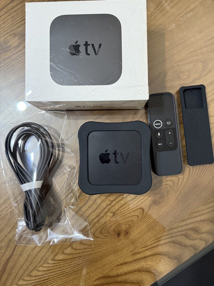 Apple TV 4K (GOOD AS NEW) (Category: TV Parts & Accessories) located in Makati City. Submitted by jdla05 (Listing ID 1464613809, Image 3). Description: Apple TV Apple TV 4K 64GB with Ethernet 2017-2021 — ₱7,000 Apple TV 4K 64GB (A1842) FREE Apple accessories No issues — fully working GOOD AS NEW — no dents, no scratches Apple Charging Cable unused Complete accessories & Box Protected since Day 1 FREE: • 2× Apple Remote Cases • 1× Thick Apple TV C
