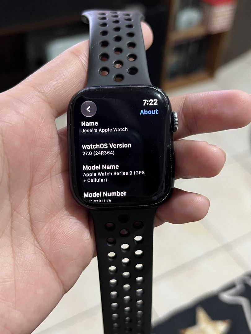Apple Watch Series 9 cellular + gps (Category: Wearables & Smart Watches) located in Quezon City. Submitted by heythisismj (Listing ID 1464661994, Image 1). Description: - Apple Watch Series 9 - Cellular + GPS enabled -IOS 27.0 - Sleek design with sport band - Stay connected and track fitness - Meetups available in Araneta City, SM Savemore, and Our Lady of the Miraculous Medal Parish (Quezon City).