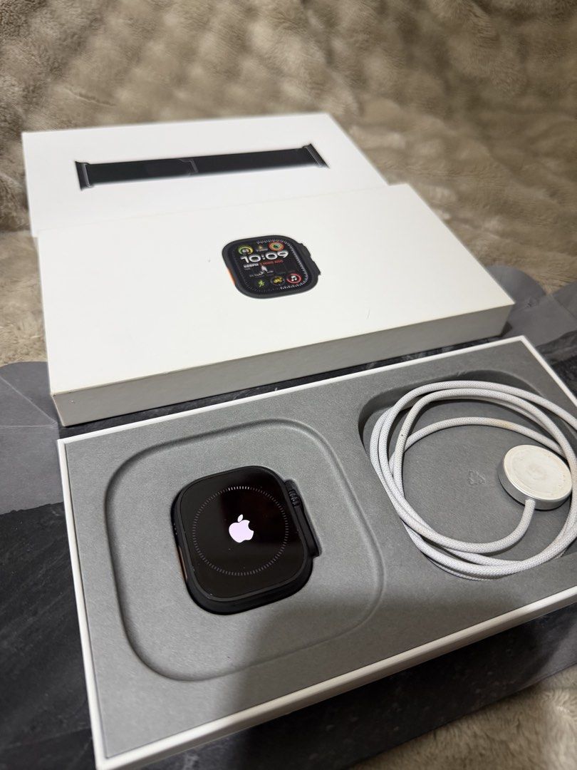 Apple Watch Ultra 2 GPS + Cellular 49mm Black Titanium Case with Trail Loop (Category: Wearables & Smart Watches) located in Manila. Submitted by janellecg (Listing ID 1464658142, Image 1). Description: Apple Watch Ultra 2 GPS + Cellular 49mm Black Titanium Case with Trail Loop • Complete inclusions •Original box included •Excellent Condition 🏷️₱ 27,500.