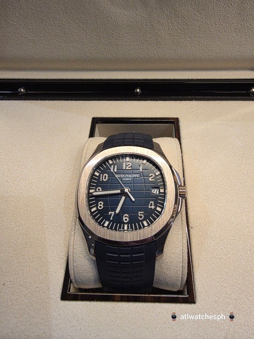 AQUANAUT 5168G BLUE (Category: Luxury Watches) located in Taguig. Submitted by atlwatchesph (Listing ID 1464676133, Image 1). Description: ⚜️ AQUANAUT 5168G-001 ⚜️ MODEL 5168G-001 The Jumbo 42.2mm ⚜️ Blue Dial Blue Strap ⚜️ Year 2018 ⚜️ Excellent Condition 🇵🇭🏷 5,897,000.00 ⌚️ Watch posted is available & in stock 🤝 📲 Posted price Slightly negotiable. For serious inquiries- please message me directly for best deal possible 💯 All timepieces po