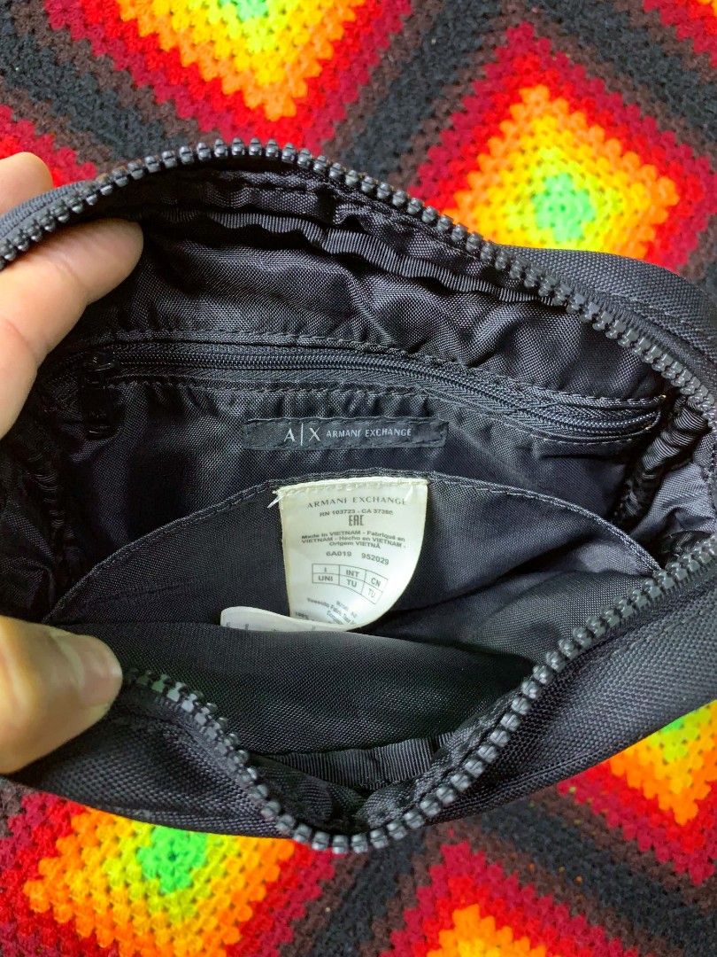 ARMANI EXCHANGE A/X Sling Bag (Category: Sling Bags) located in Polomolok. Submitted by thriftnibords (Listing ID 1464749633, Image 3). Description: ARMANI EXCHANGE Sling Bag ▪️Excellent Condition ▪️No Issue ▪️Color Rate 9.8/10.