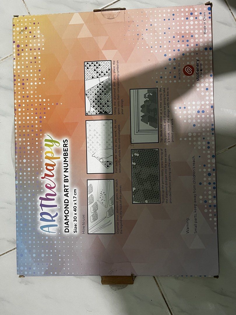 Art Therapy Diamond Art by Numbers (Category: Art & Prints) located in Consolacion. Submitted by hann_m_m (Listing ID 1464761319, Image 2). Description: Diamond art by numbers, sealed. Only the box is opened. .