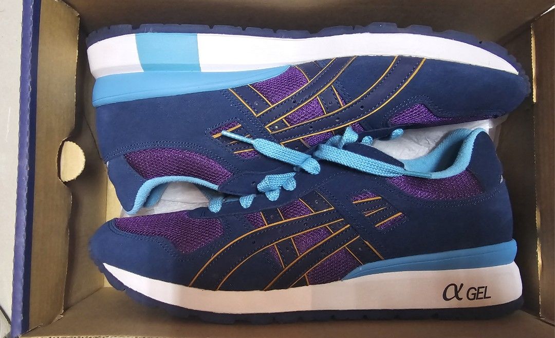 Asics GT-II PURPLE /NAVY 全新 （分類：波鞋）位於 Hong Kong。 由 miumiuhouse 提交（商品編號 1464674354，圖片 1）。簡介： 全新購自END US 9, 41.5 荃灣線交 。