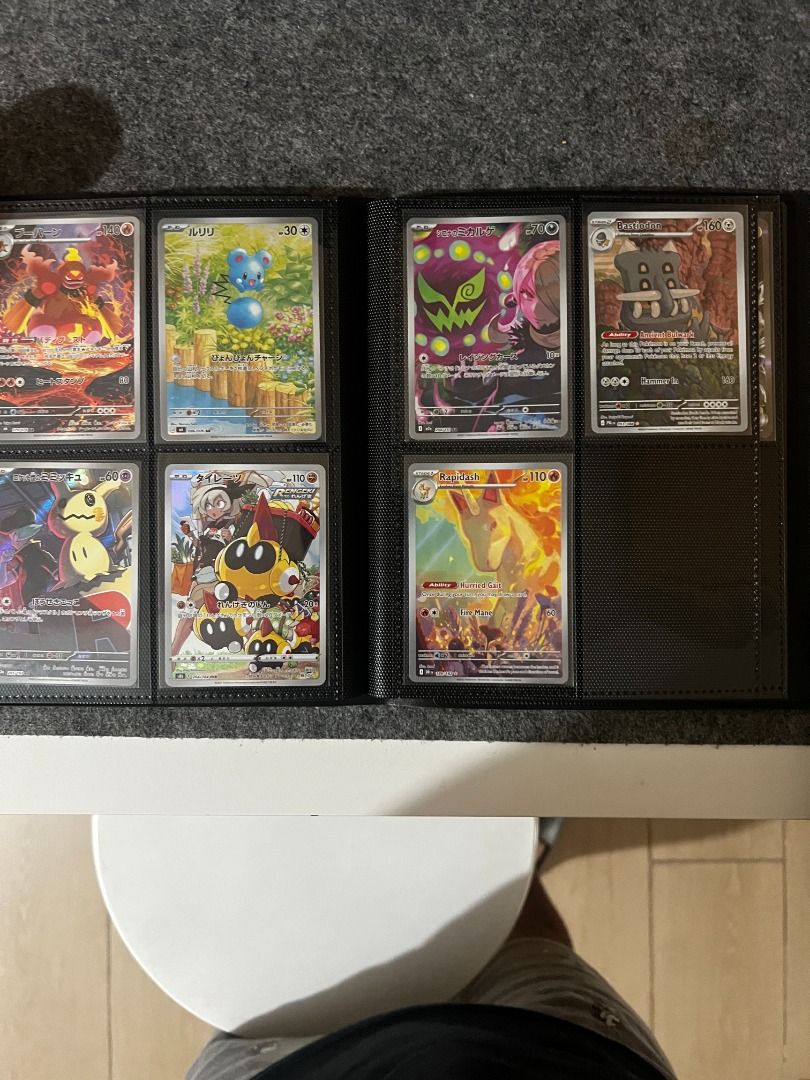 Assorted characters (Category: Raw Singles) located in Davao. Submitted by ayyitsdeejay (Listing ID 1464704060, Image 3). Description: Selling my entire binder, all my English and Japanese hits. Place in your offers, not accepting individual. Binder contains: Promos Baby Shinies EXs Full arts Illustration Rare Mega Attack Rare Special Illustration Rare PM for more details, thank you!.