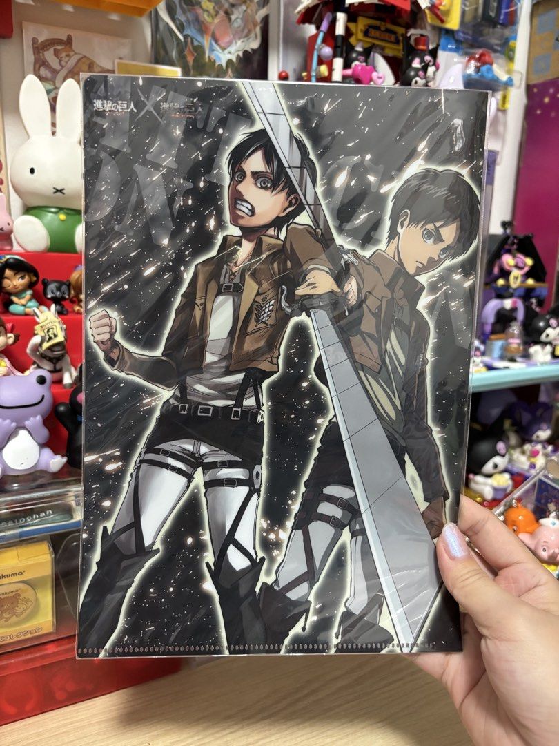Attack on Titan Eren File Folder (Category: Stationery & School Supplies) located in Caloocan City. Submitted by meowietrinkets (Listing ID 1464738757, Image 1). Description: .