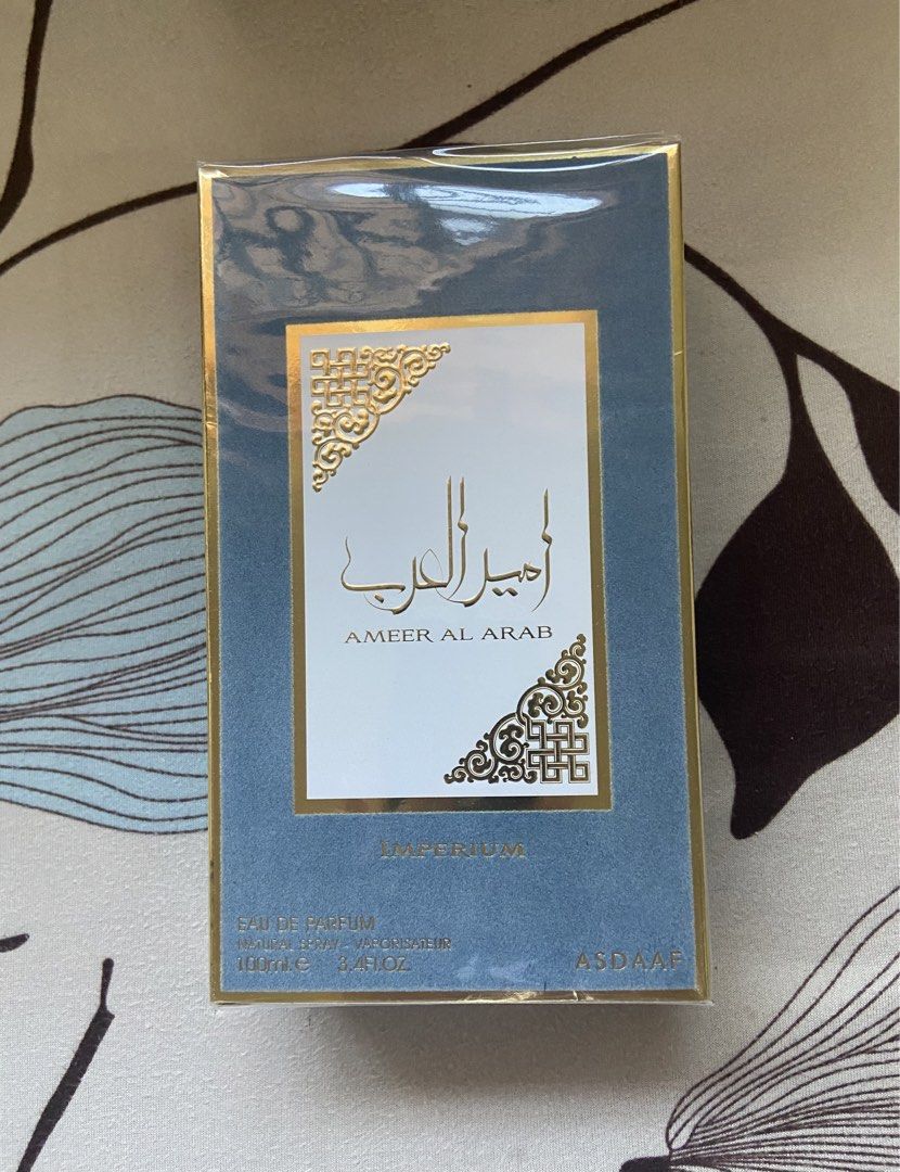 Authentic Ameer Al Arab Imperium 100ml (Lattafa) (Category: Fragrance & Deodorants) located in Guinobatan. Submitted by jadieee_young22 (Listing ID 1464630176, Image 3). Description: Authentic Ameer Al Arab Imperium 100ml (Lattafa) - 100% Brand New, Sealed with Original Box & Hologram Seal - Made in: U.A.E. - You can scan the Hologram QR at the back to check and verify authenticity - Great for everyday wear, office, or night outs - Premium velvet