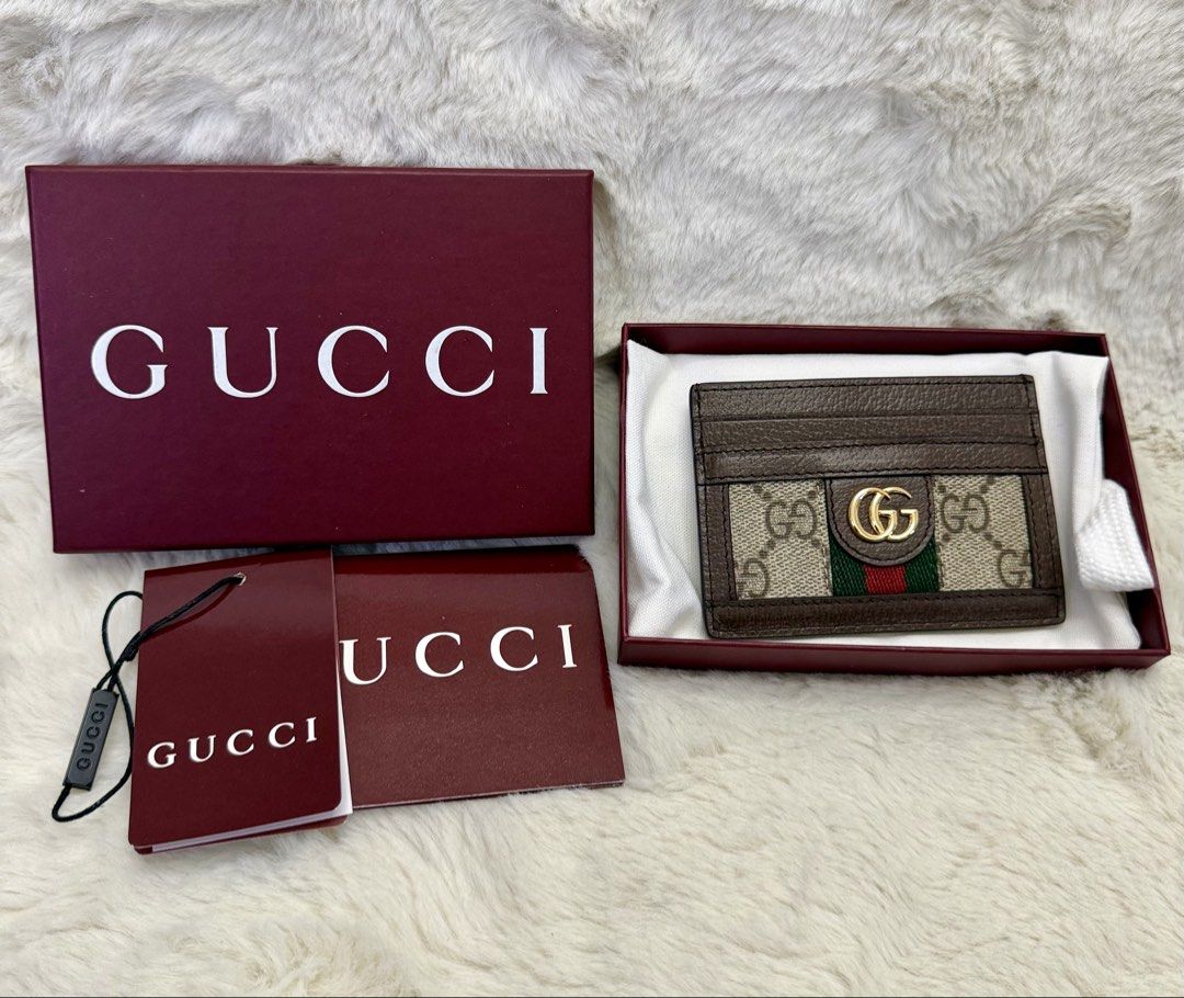 Authentic Gucci Brown Cardholder (Category: Luxury Bags & Wallets) located in Manila. Submitted by mrsmdxbseller (Listing ID 1464590549, Image 1). Description: .