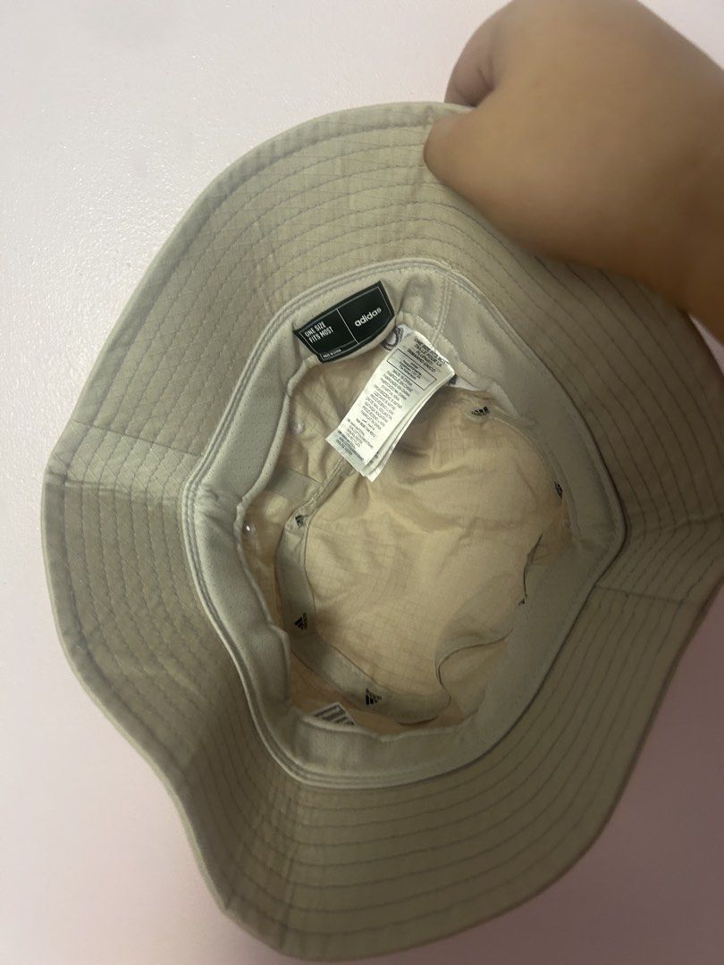 [authentic] unisex adidas bucket hat (Category: Caps & Hats) located in Pasig City. Submitted by haechanchichan (Listing ID 1464580402, Image 3). Description: -item's condition is as is on the actual photos posted -bought in new zealand -used once.