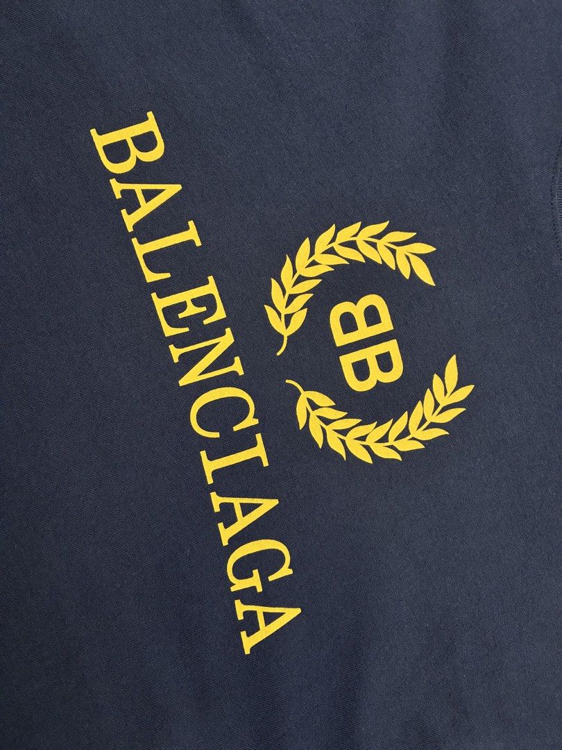 Balenciaga Laurel BB Logo (Category: Tshirts & Polo Shirts ) located in Palayan City. Submitted by room_of_thrift (Listing ID 1464691931, Image 2). Description: Want To Sell 🏷️ Balenciaga Laurel BB Logo ( Navy Blue ) Size (W) 21 / (L) 29 Color Rate - 9.5/10 or Better Color May Vary Due To Light DM 📩.