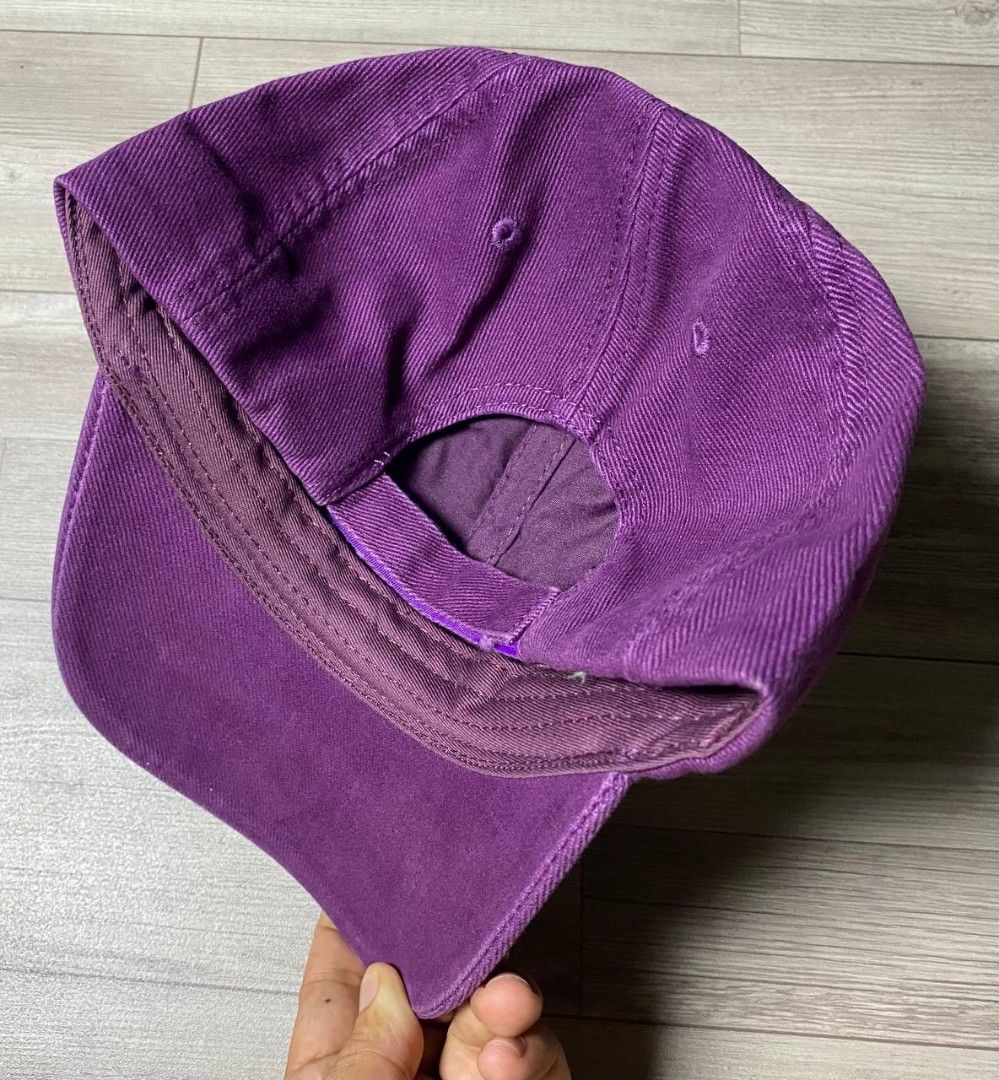 BALENCIAGA VISOR LOGO BASEBALL CAP - DARK PURPLE (Category: Caps & Hats) located in Manila. Submitted by ztfirtfritz (Listing ID 1464706095, Image 2). Description: BALENCIAGA VISOR LOGO BASEBALL CAP - DARK PURPLE VELCRO STRAP ONE SIZE FITS ALL 450 + SF.