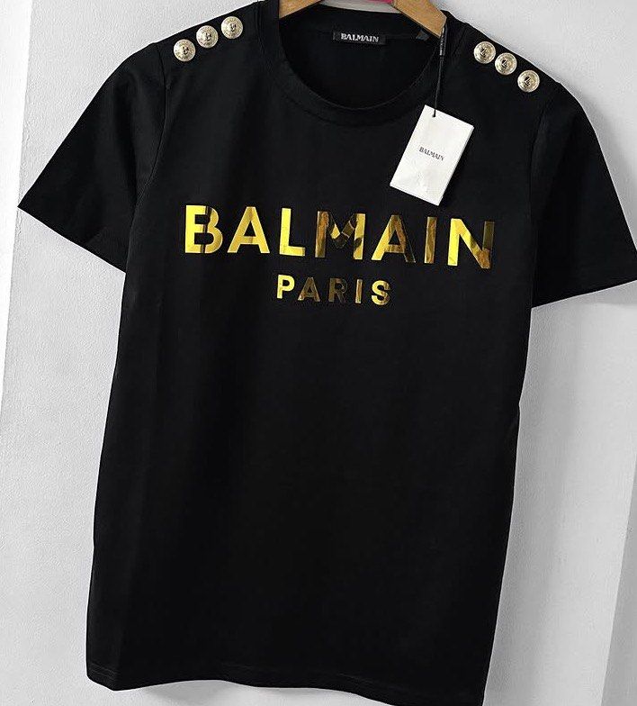 Balmain T-shirt (Category: Tshirts & Polo Shirts ) located in Manila. Submitted by stopshop26 (Listing ID 1464626503, Image 1). Description: Balmain T-shirt Unisex Avail sizes: XS Small Medium Large XL Brand new and original Onhand and ready to ship.