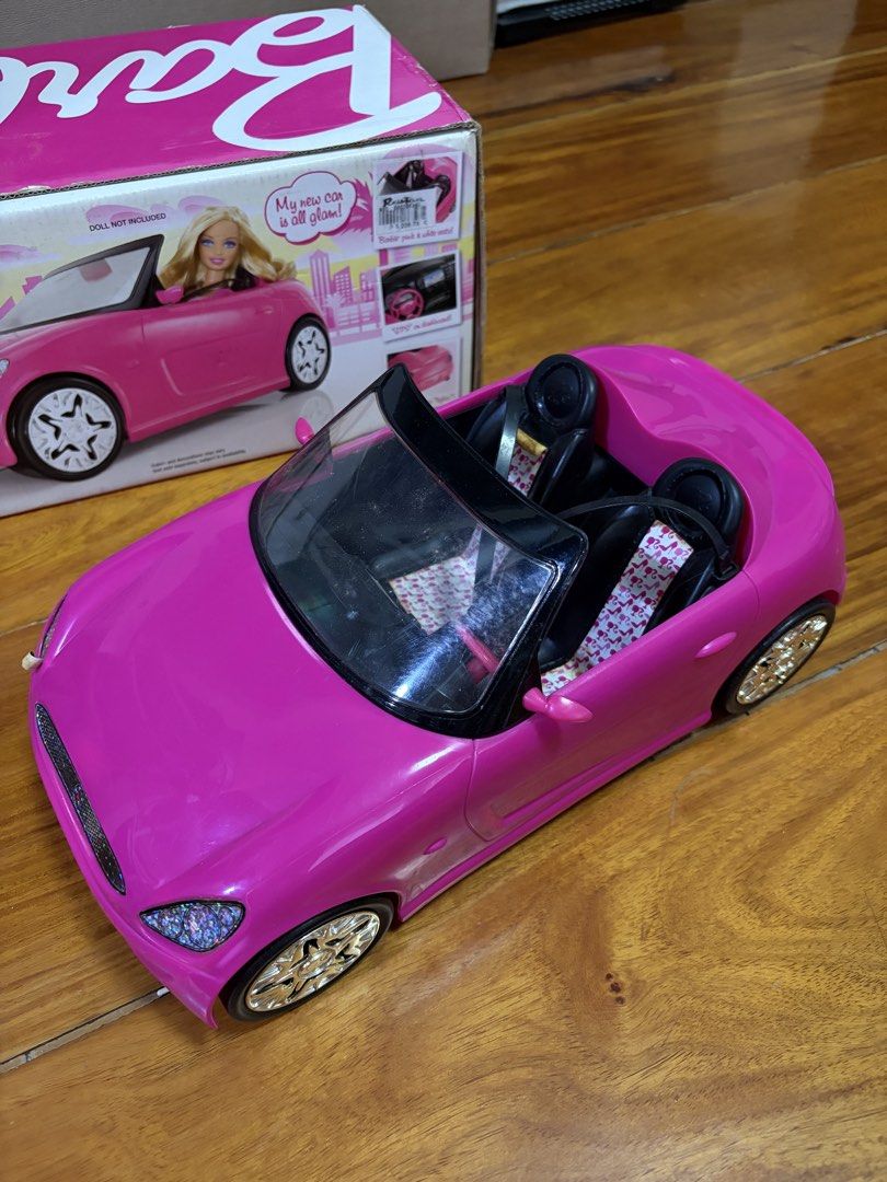 Barbie Car (Category: Kids Toys) located in Pasig City. Submitted by chamoisee (Listing ID 1464580476, Image 2). Description: Barbie Car wheels moving smoothly .
