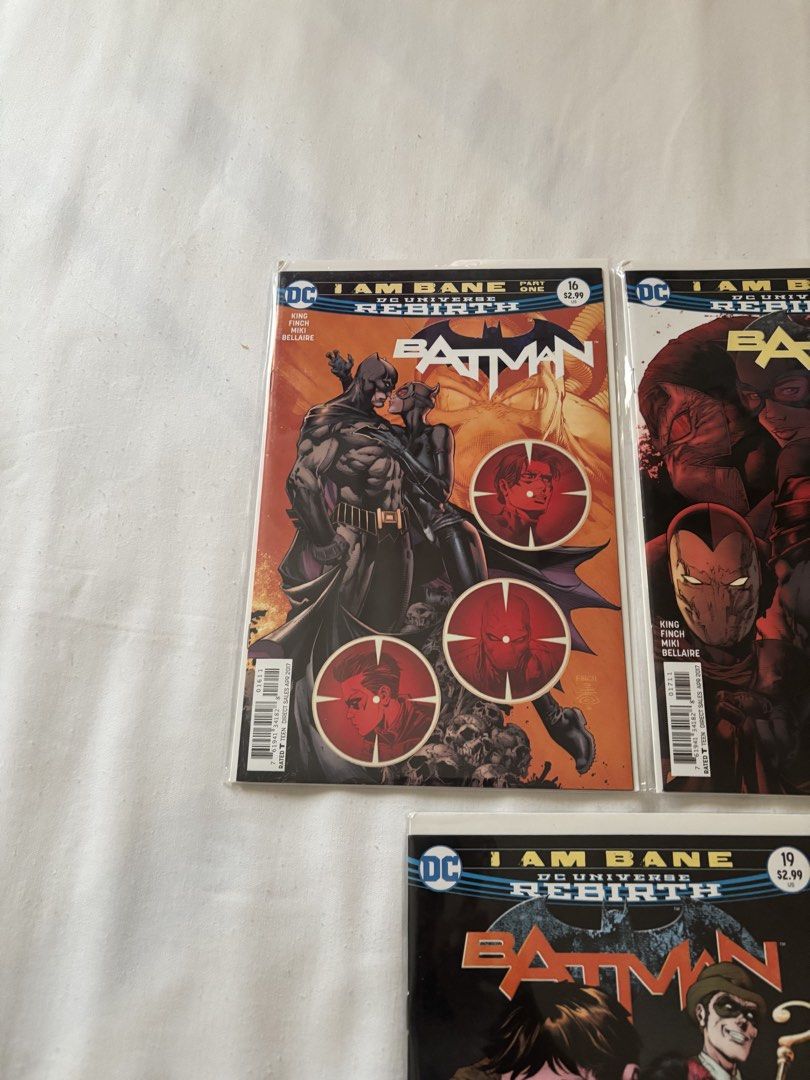 Batman 2016 I Am Bane #16-20 (Complete Arc) (Category: Comics & Manga) located in Calamba. Submitted by batmayne (Listing ID 1464630377, Image 2). Description: I Am Bane (#16–20): A brutal showdown between Batman and Bane at Wayne Manor..