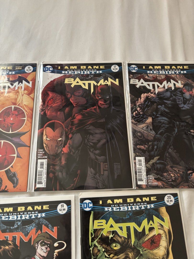 Batman 2016 I Am Bane #16-20 (Complete Arc) (Category: Comics & Manga) located in Calamba. Submitted by batmayne (Listing ID 1464630377, Image 3). Description: I Am Bane (#16–20): A brutal showdown between Batman and Bane at Wayne Manor..