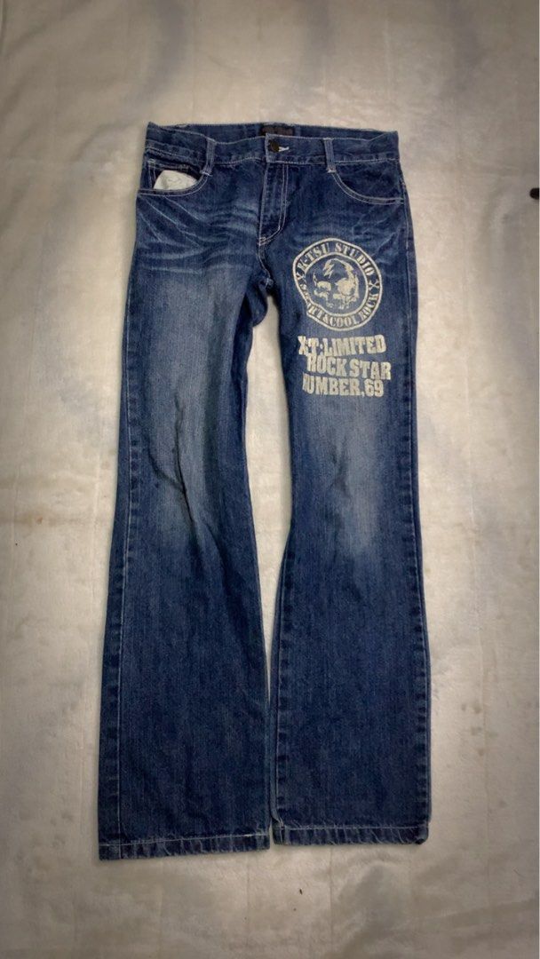 Batsu studio (Category: Jeans) located in Aloran. Submitted by cowskin_927 (Listing ID 1464672110, Image 1). Description: Batsu studio Size 30 Length 40 Hem 8 Rise 9.