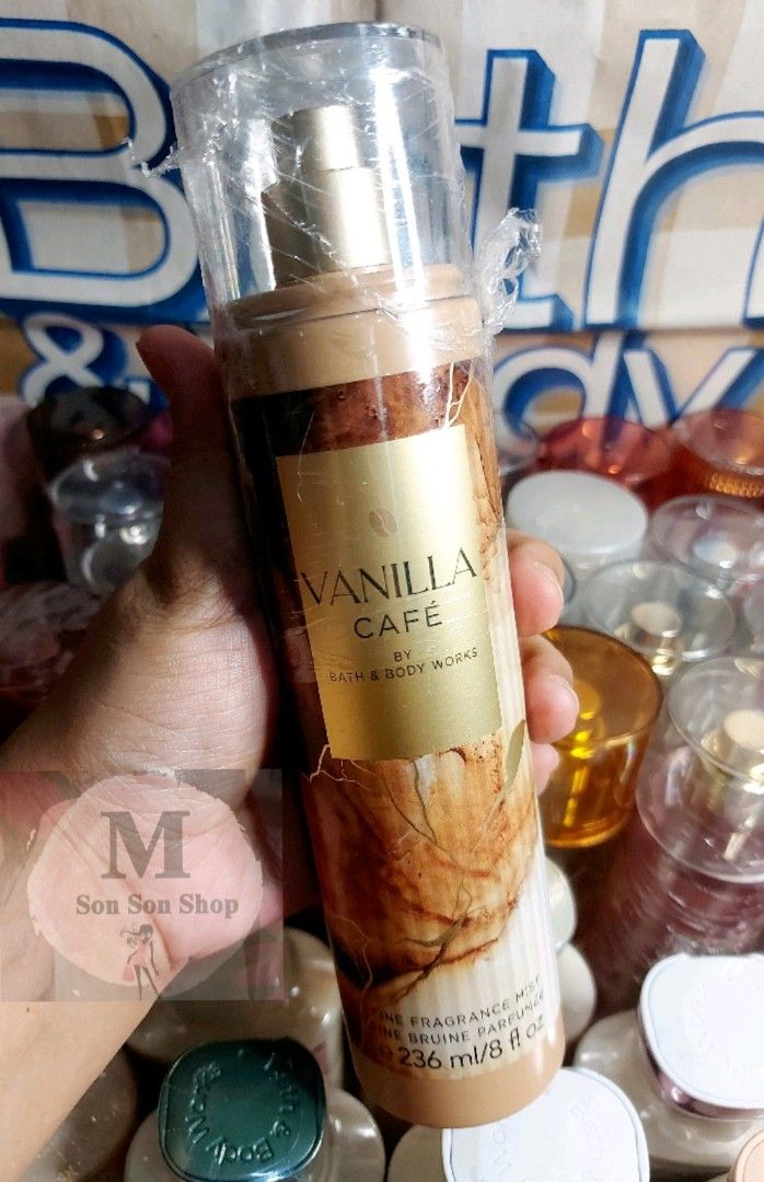 Bbw👉VANILLA CAFE👈 (Category: Fragrance & Deodorants) located in Manila. Submitted by msonsonshop (Listing ID 1464712036, Image 1). Description: Smells like a creamy iced coffee, mocha, or sweet hazelnut latte with a fluffy vanilla dry-down 🇵🇭On hand from🇨🇦 👉MIST 👉FULL PAYMENT REQUIRED BEFORE SHIPPING 👉FOR PICK OR MEET UP CASH PAYMENT ONLY. ❌️No paper bag inclusion 👉Dont Forget to share your experience by leaving a review and follow my s