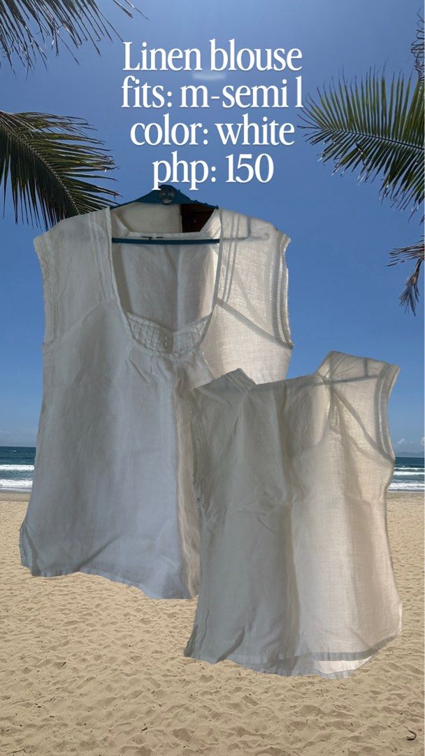 Beige Linen Dress with Slit (Category: Dresses) located in Manila. Submitted by kaespecia (Listing ID 1464632337, Image 2). Description: Selling a beige linen dress. Fits s-semi m. Has a slit on the side. Great for casual wear..