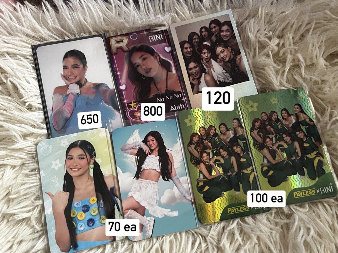 BINI ASSORTED PC SETS (Category: Raw Singles) located in Quezon City. Submitted by yuji_kofi13 (Listing ID 1464658294, Image 1). Description: .