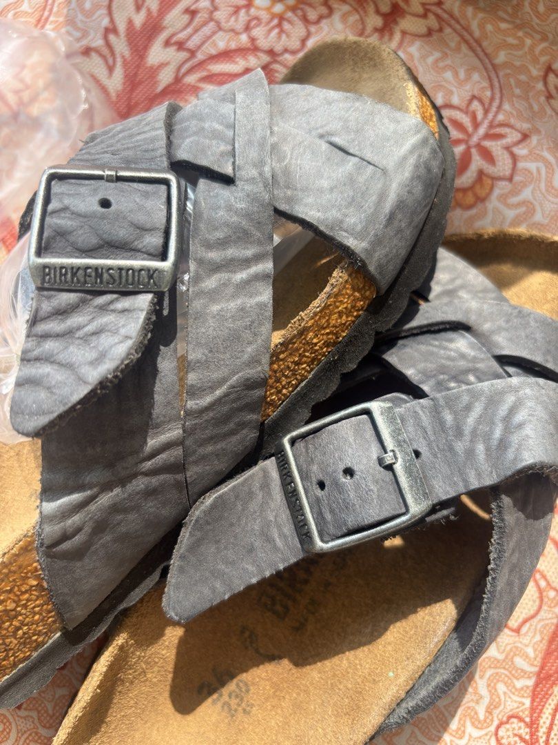 BIRKENSTOCK (Category: Flats & Sandals) located in Davao. Submitted by maria368 (Listing ID 1464578842, Image 3). Description: VINTAGE LOOK ASH GRAY “LEGANO” NF 36/6/23cm LEGIT.