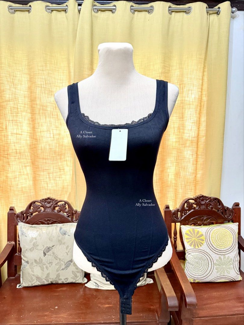 Black Lace Camisole Bodysuit (Category: Others Tops) located in Bulacan. Submitted by allysalvador11 (Listing ID 1464763527, Image 2). Description: COLOR MAY VARY DUE TO LIGHTNING Size L (Fits 29-32 stretchable) BRAND NEW DECLUTTERING If in doubt, don’t buy! ❌Pass sa maselan. Let’s not waste each other’s time Pls read before ordering. Actual pic posted All prices are fixed. No haggling Strictly PAYMENT FIRST & Shipping only We can also do LALAMOV