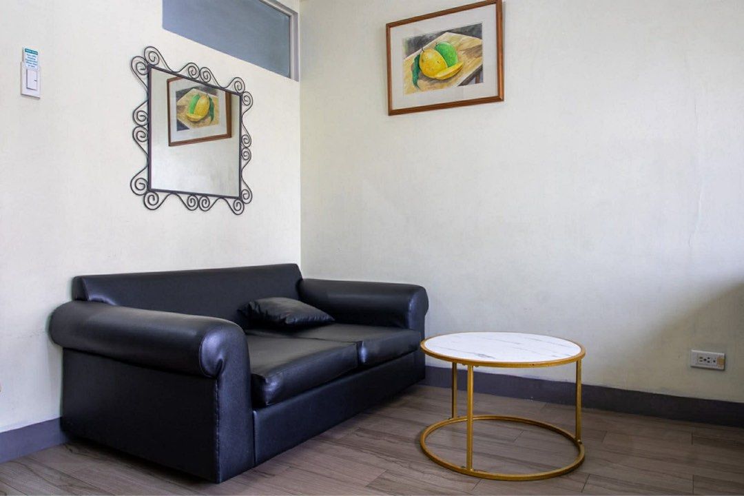 Black Leather Sofa (Category: Sofas) located in Quezon City. Submitted by bslmia (Listing ID 1464611736, Image 1). Description: Pick up or lalamove RUSH Barely used.
