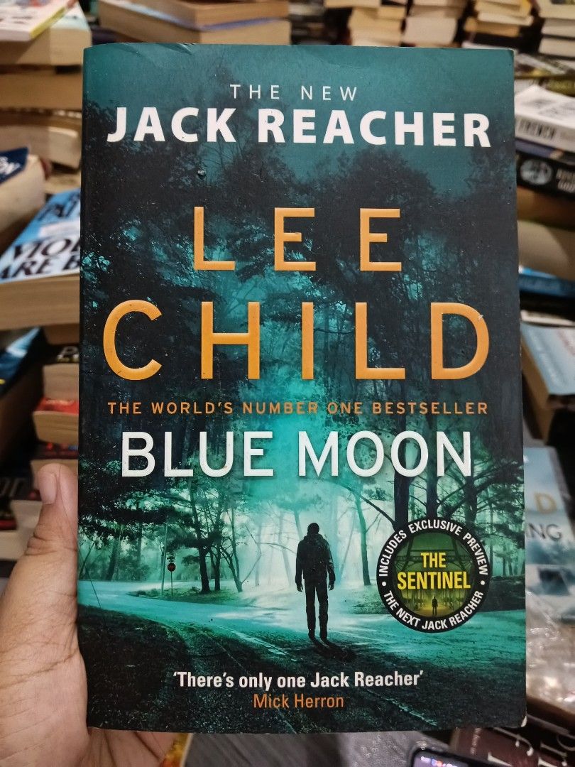 Blue Moon by Lee Child (Category: Storybooks) located in Luna. Submitted by bookwhisp (Listing ID 1464653014, Image 1). Description: paperback -100 hardcover -190.