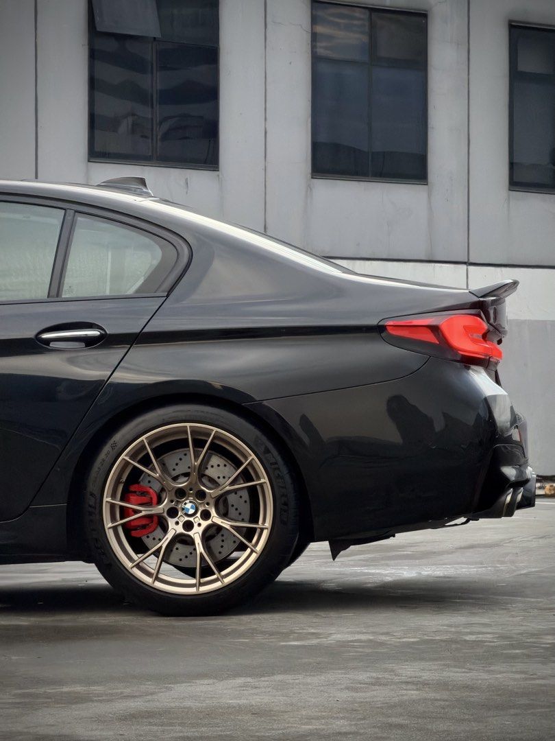 BMW M5 F90 Competition Inspired Auto (Category: Used Cars) located in Pasig City. Submitted by gtautoph (Listing ID 1464718843, Image 3). Description: ⬛️🟥🟨 FOR SALE 🟨🟥⬛️ 2020 BMW M5 F90 xDrive (AWD) 8-speed Automatic Transmission 4.4-liter V8 Turbocharged 600hp 0-100kph in 3.3seconds Akrapovic Full Exhaust System Carbon Fiber Roof Full Body PPF Bowers & Wilkins Audio System 12.3” Infotainment System 360° Camera Heads-Up Display Sunshades Mass