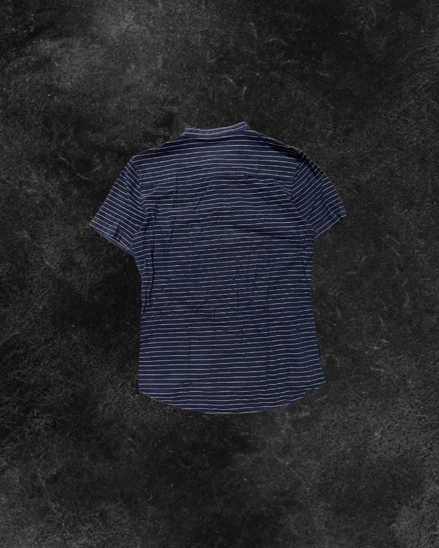 Bossini Striped Polo (Category: Formal Shirts) located in Paniqui. Submitted by rad_thrifts (Listing ID 1464667639, Image 2). Description: Bossini Striped Polo Price: 250₱ Issues: Cut tag, see slide Measurements📐 Size on tag: n/a Width: 18” Length: 28” Sleeve length: 8” Sleeve opening: 6.5” Color may vary due to lighting For any questions or other inquiries kindly dm me.