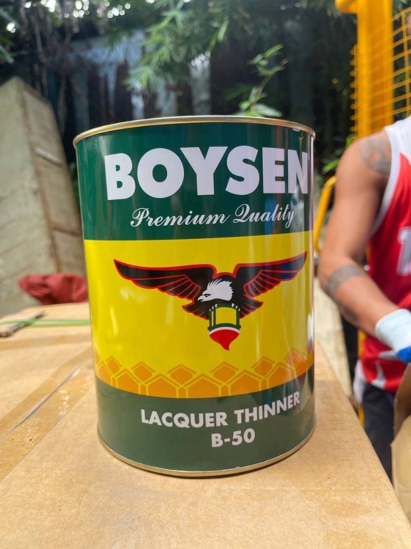 Boysen Lacquer Thinner (Category: Everything Else Others) located in Manila. Submitted by joeyroque09 (Listing ID 1464616248, Image 3). Description: Boysen Lacquer Thinner.