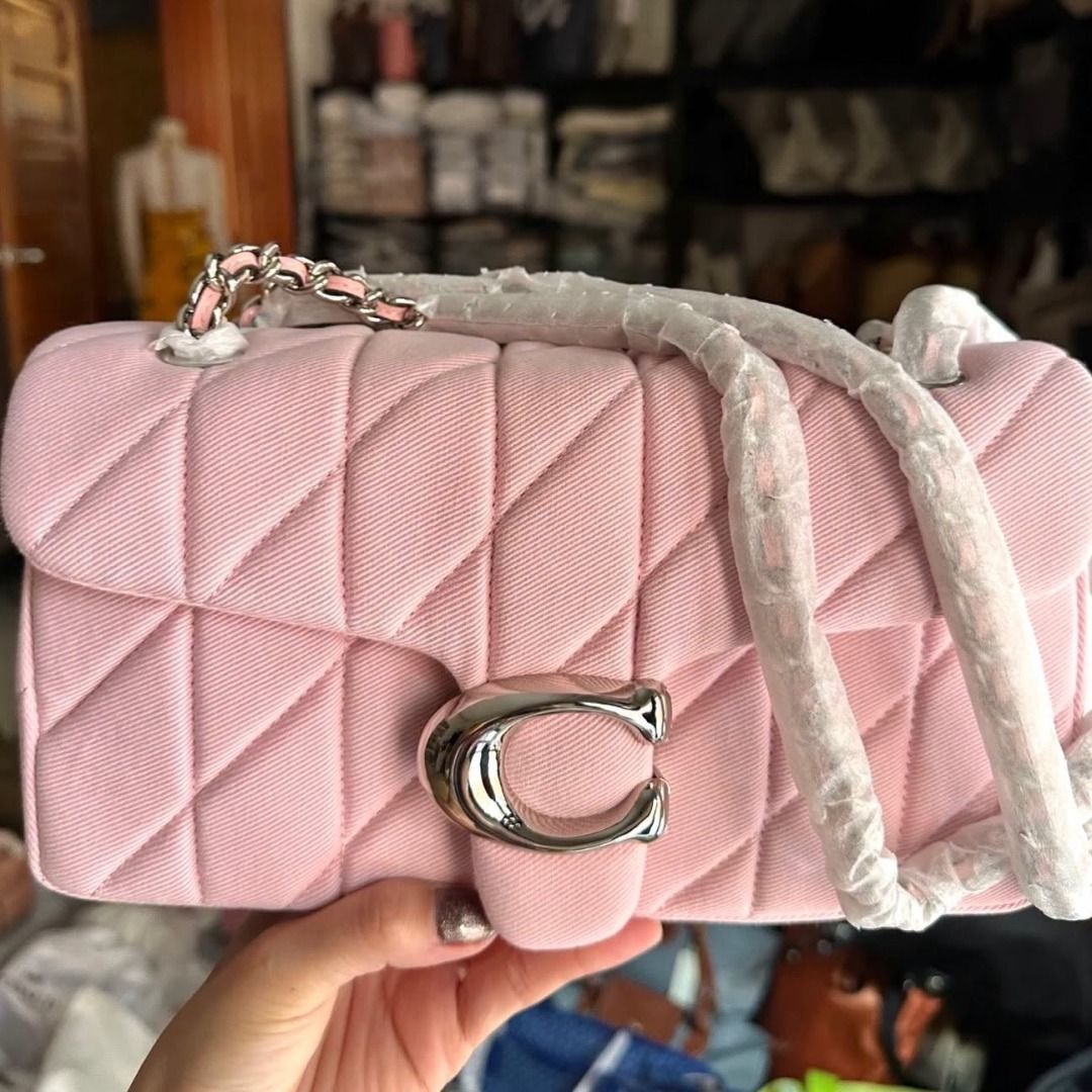 Brandnew CCH Tabby for ladies (Category: Shoulder Bags) located in Quezon City. Submitted by mjmassortedfinds (Listing ID 1464662242, Image 2). Description: CCH Tabby (Pink, olive, warm brown Denim) ✅ 26 cm - 2 9 9 9 ✅ 20 cm - 2 7 9 9 ✅ Complete inclusions ✅ Brandnew 📸 Actual Pictures Posted 📲 PM for orders and inquiries 📌We Ship Nationwide (+SF) 📌No Return, No Exchange 📌If in DOUBT, please DO NOT Transact 📌We are not liable for any LOSS or
