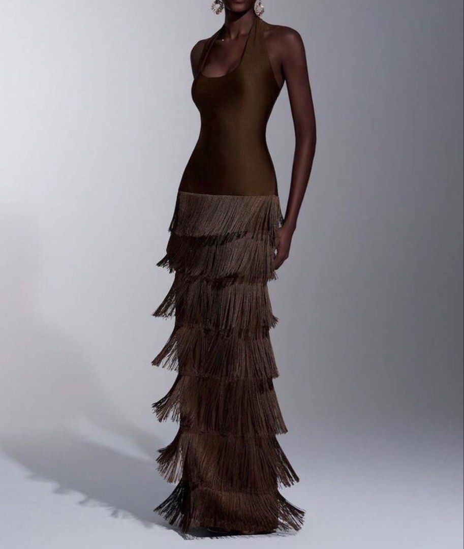 brown fringe dress (Category: Dresses) located in Taguig. Submitted by shoppiaholic (Listing ID 1464600633, Image 1). Description: .