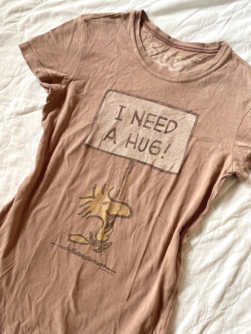 Brown Snoopy Shirt (Category: Shirts) located in Quezon City. Submitted by viacb (Listing ID 1464651797, Image 3). Description: mop: gcash mod: jnt/lalamove *location: quezon city.