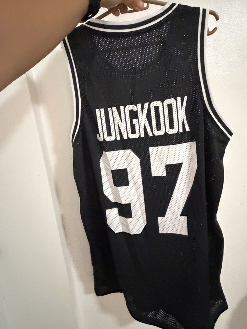 BTS Jungkook Jersey Kpop (Category: Activewear) located in Pulilan. Submitted by yaokow_ (Listing ID 1464643787, Image 1). Description: rfs: di umabot for concert! never used XL price negotiable .
