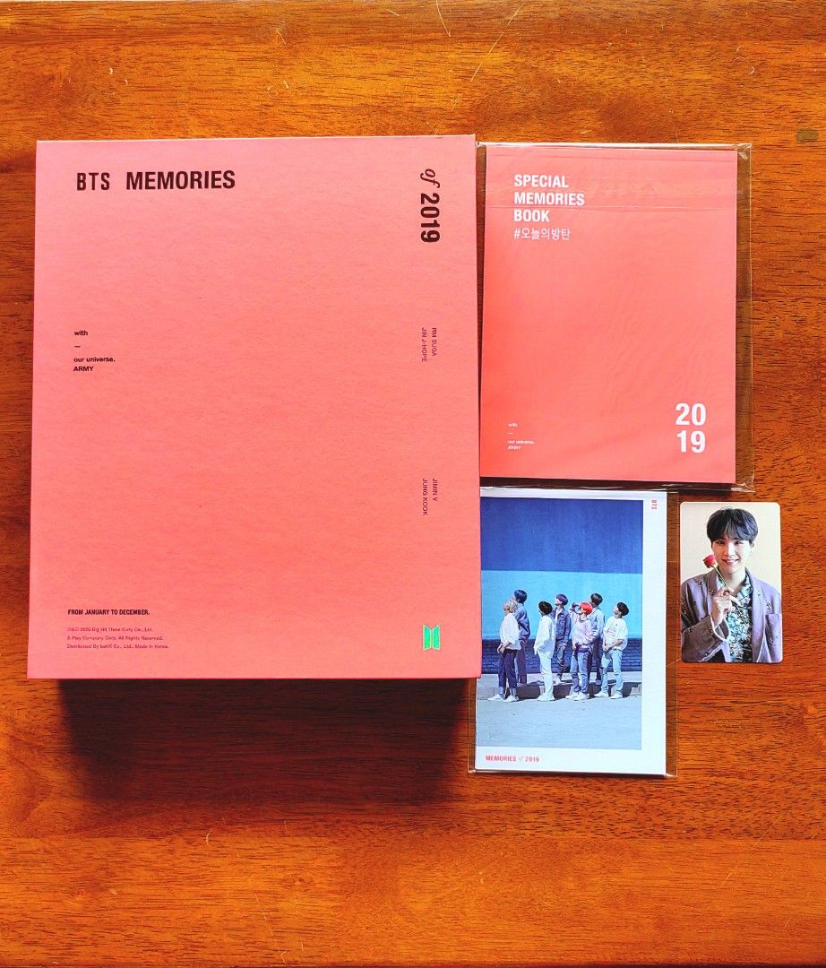 BTS Memories 2019 DVD (All w/ Suga PC) (Category: CDs & DVDs) located in Cebu City. Submitted by pikapicachuuu_bns (Listing ID 1464733982, Image 1). Description: WTS LFB ↪︎ BTS Memories 2019 DVD (All w/ Suga PC) 💸 2500 📍Official 📍On hand 📍Reply or message to claim #bts #jin #v #jungkook #jimin #rm #suga #jhope #btsalbum #kpop #album #merch #army #wts #lfb #willingtosell #lookingforbuyer #photocard #cd #btsalbum #btsarmy #armybong #btslightsti