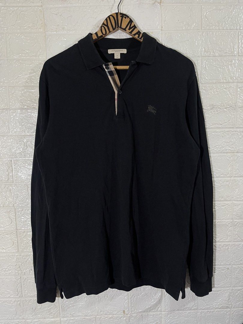 burberry brit polo LS (Category: Coats, Jackets and Outerwear) located in Manila. Submitted by lloydiemmfmannn (Listing ID 1464615820, Image 1). Description: burberry brit polo L/S sz M on tag w21 l28 flaws: minor fade neckline pasay location ig: ALLIN.THRIFT.