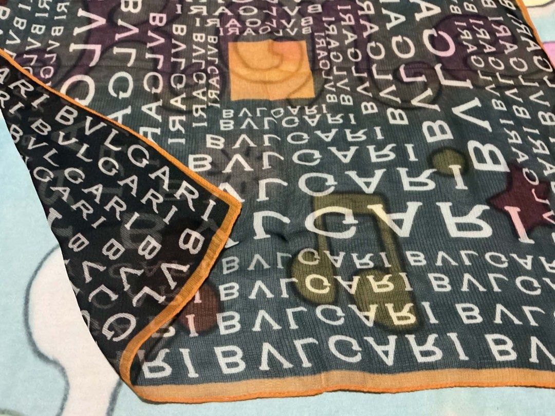 Bvlgari small scarf (Category: Coats, Jackets and Outerwear) located in Angeles City. Submitted by ritenianstuff (Listing ID 1464646024, Image 3). Description: Self authenticate nlng from japan Last price npo Add sf 55 Gcash payment.