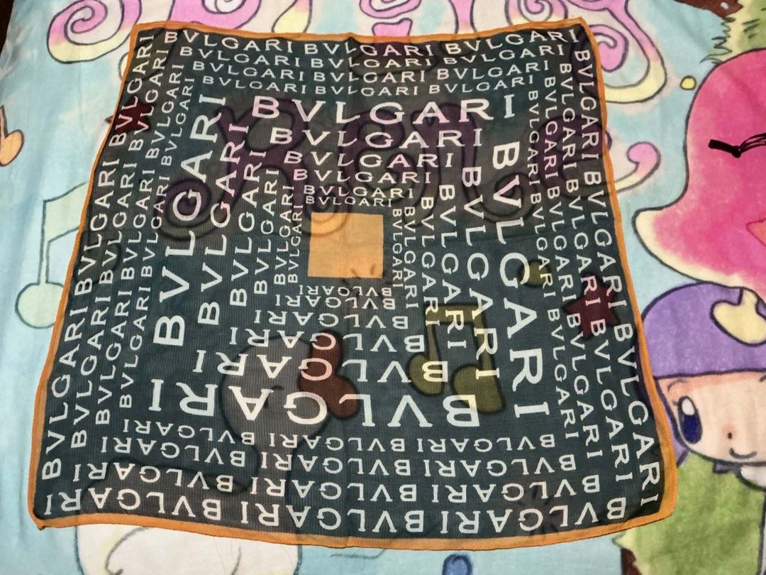 Bvlgari small scarf (Category: Coats, Jackets and Outerwear) located in Angeles City. Submitted by ritenianstuff (Listing ID 1464646024, Image 1). Description: Self authenticate nlng from japan Last price npo Add sf 55 Gcash payment.
