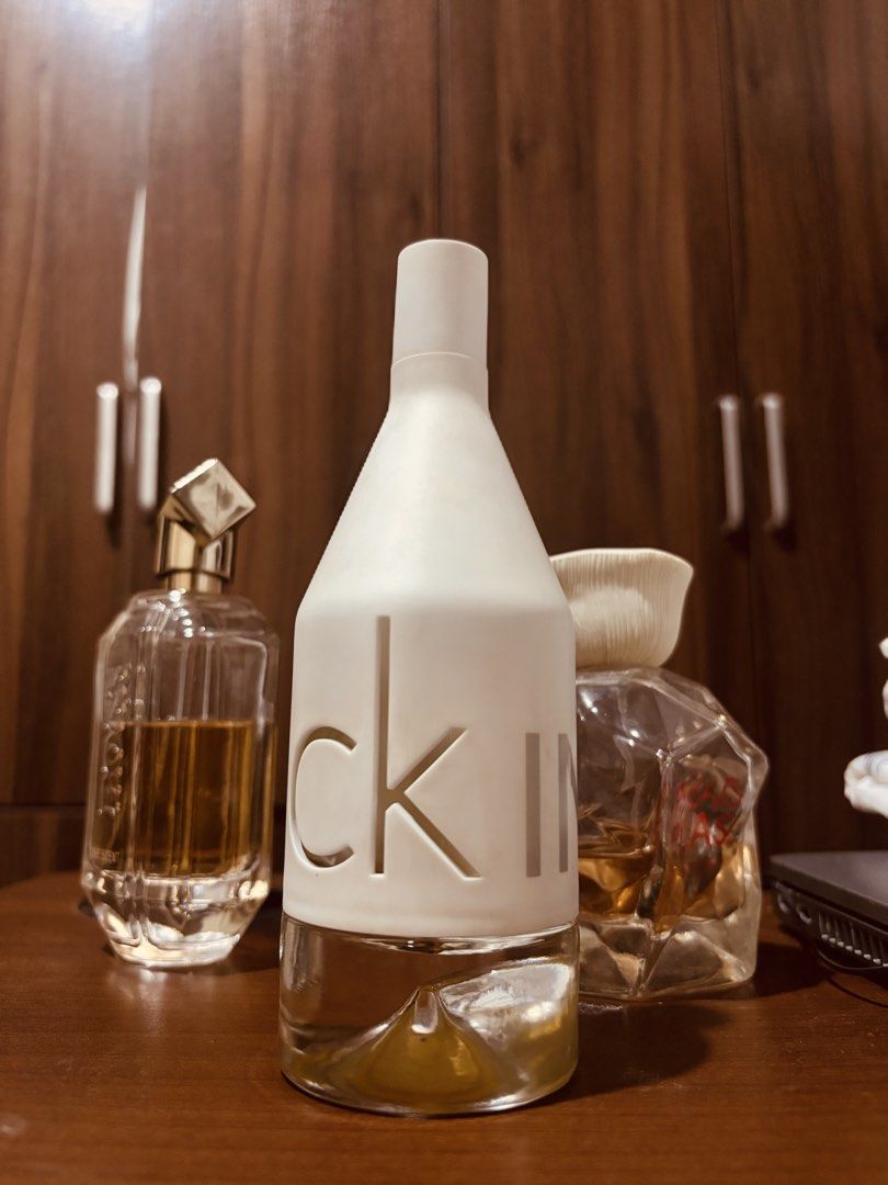 Calvin Klein In2U Her (Category: Fragrance & Deodorants) located in Manila. Submitted by angelamaeedclttrs (Listing ID 1464661101, Image 1). Description: PRELOVED CK IN2U EDT FOR WOMEN 🤍 • Authentic Calvin Klein IN2U Eau de Toilette for Women • Around 70% remaining • Preloved but still in good condition • Perfect if you want to try the scent without paying full price • Stored properly and ready to use Selling because it’s no longer being used. R