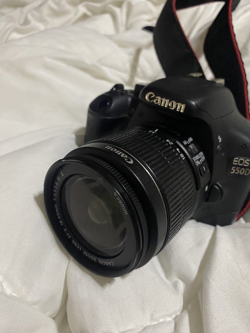 Canon EOS 550D DSLR Camera with 18-55mm Lens (Category: Cameras) located in Manila. Submitted by misora.30 (Listing ID 1464580008, Image 3). Description: -Canon EOS 550D DSLR Camera - 8/10 BODY COSMETICS (Can do meet up within nearby areas) - Includes Canon EF-S 18-55mm Kit Lens - Comes with Original Canon Strap - Includes Lens Cap - Ideal for beginner photographers You may send me a message for sample pictures of the camera and for more details.