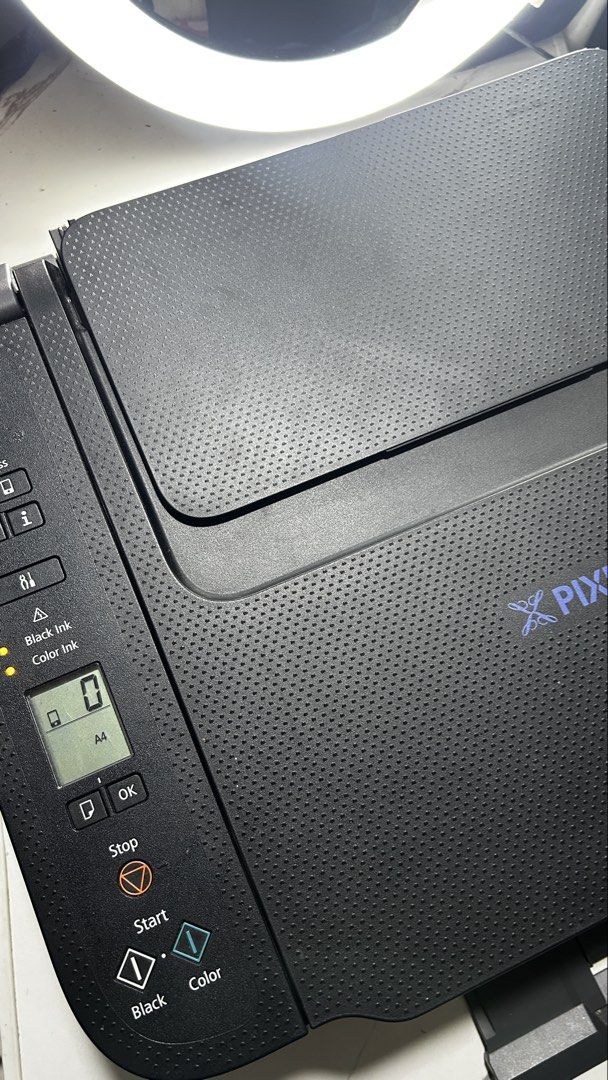 Canon PIXMA Wireless Printer - Print, Scan, Copy (Category: Printers, Scanners & Copiers) located in Pasig City. Submitted by angelicaaladin (Listing ID 1464631190, Image 2). Description: - Canon PIXMA Wireless Printer - Functions: Print, Scan, Copy (Black & Color) - Mobile Printing Support (Canon App) - Purchased: March last year - Includes: Original Box - Condition: No issues, lightly used.