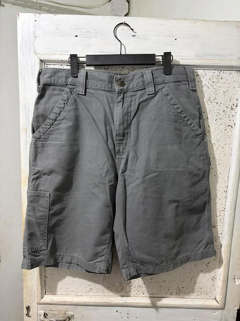Carhartt Carpenter Jorts Double-loop (Category: Announcements) located in Caloocan City. Submitted by blackrainxd (Listing ID 1464607804, Image 2). Description: B147 - FAT Well-used Size - N/A Width - 34 Length - 22 Leg Hole - 11 Color rate 9/10 No flaws 1500 + Shipping fee Tuguegarao City, Cagayan 📍.