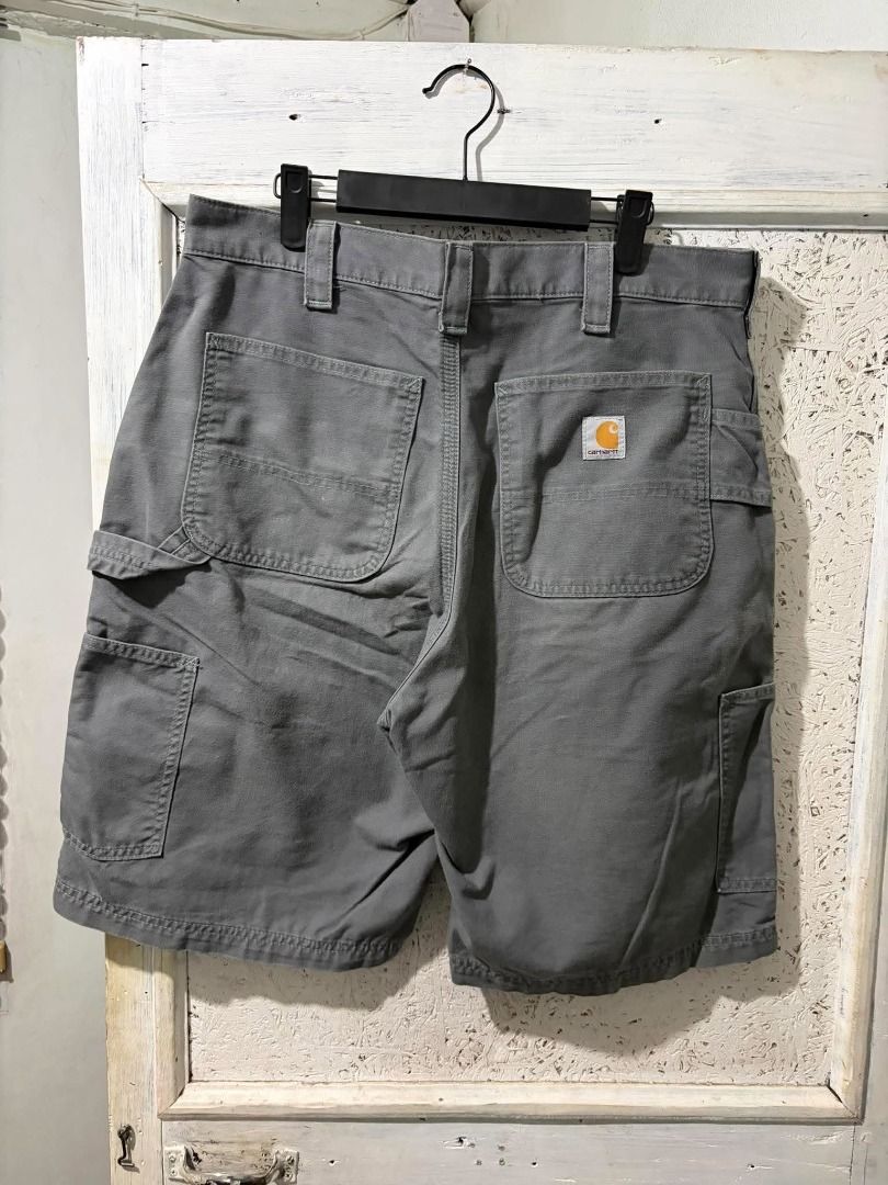 Carhartt Carpenter Jorts Double-loop (Category: Announcements) located in Caloocan City. Submitted by blackrainxd (Listing ID 1464607804, Image 1). Description: B147 - FAT Well-used Size - N/A Width - 34 Length - 22 Leg Hole - 11 Color rate 9/10 No flaws 1500 + Shipping fee Tuguegarao City, Cagayan 📍.