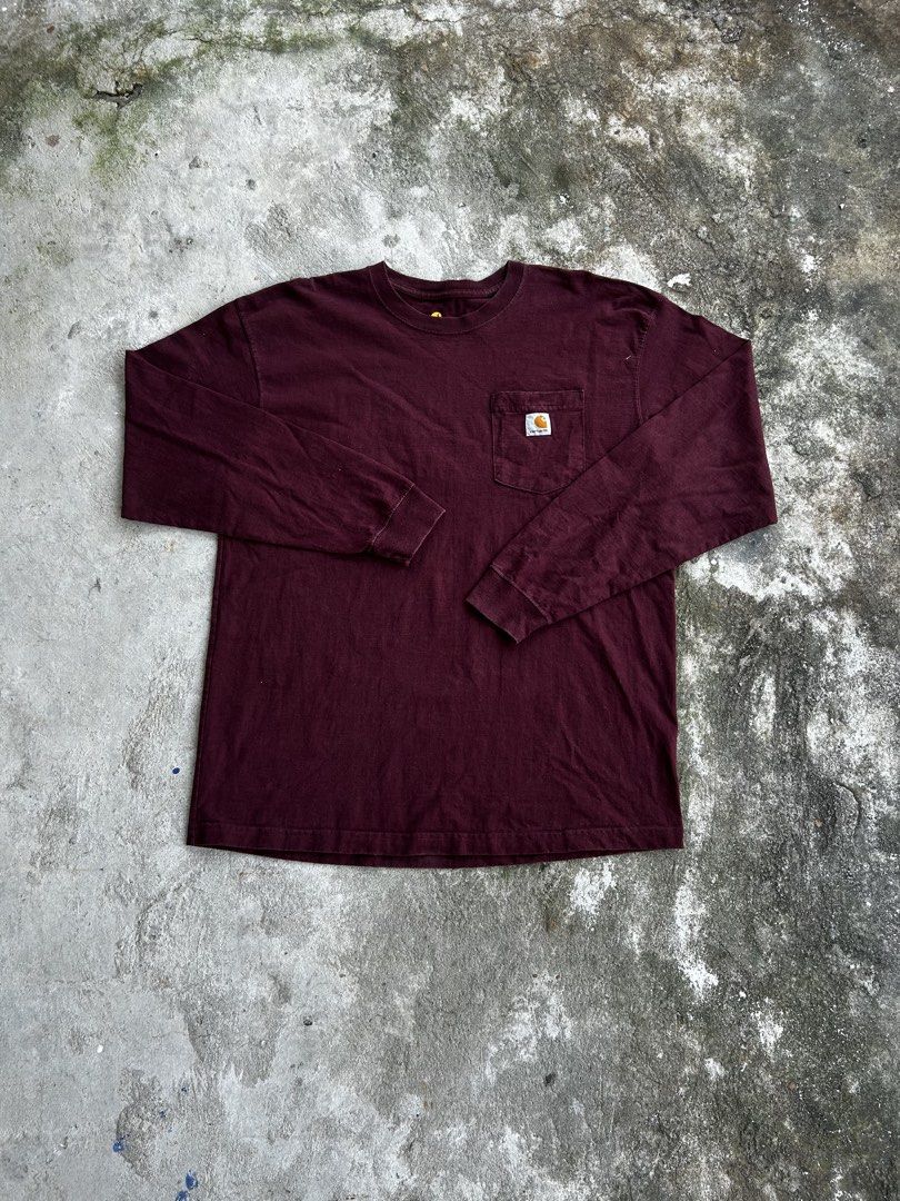 Carhartt Dearborn Loose Long Sleeve (Category: Tshirts & Polo Shirts ) located in Balanga. Submitted by nothingtohold.co (Listing ID 1464704048, Image 1). Description: Carhartt Dearborn Loose Long Sleeve Large on tag | 23 width | 30 length | 9.8 condition Deadstock condi no flaws Gcash | jnt | bataan Vouch~vc.