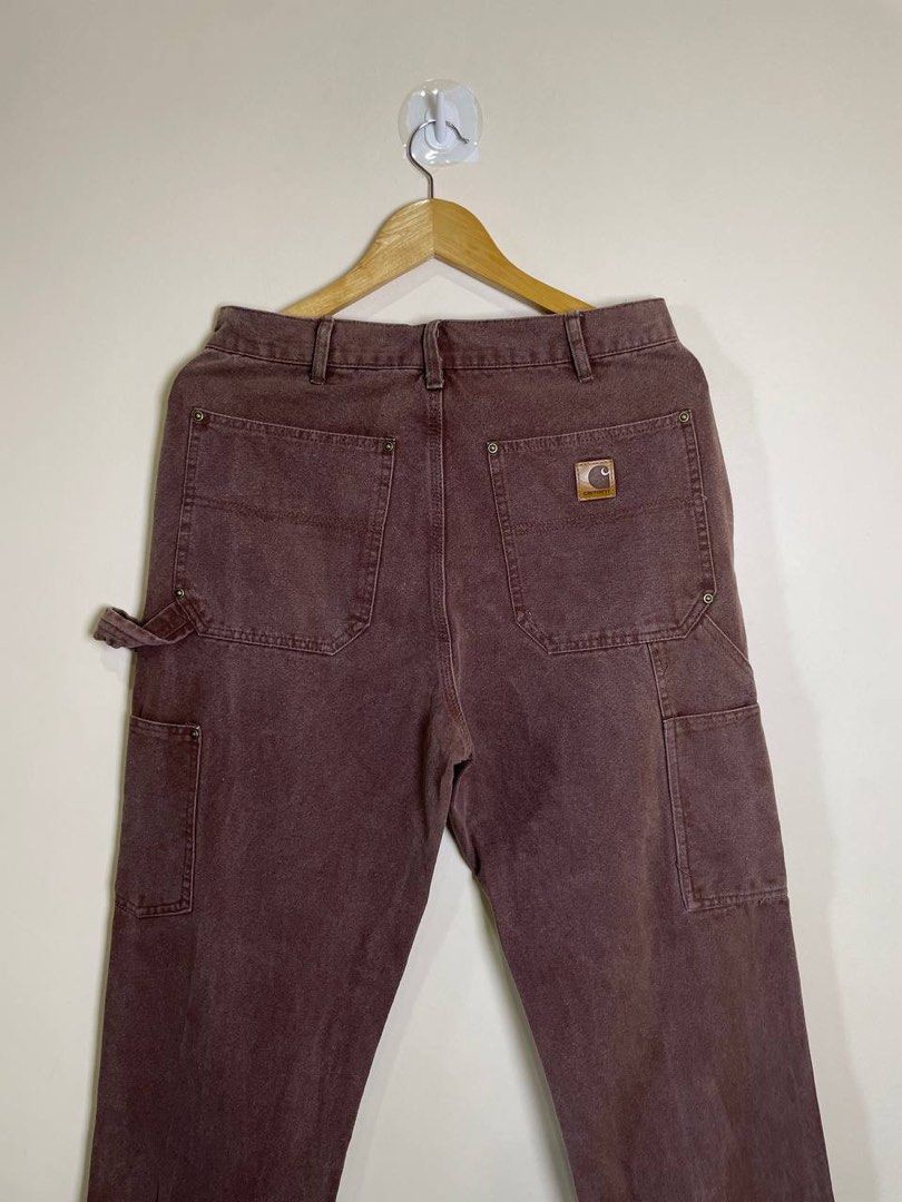 CARHARTT DOUBLE KNEEW WORK PANTS BROWN (Category: Jeans) located in Tacloban City. Submitted by coachfinds (Listing ID 1464694004, Image 3). Description: CARHARTT DOUBLE KNEEW WORK PANTS BROWN WAIST 31 x LENGTH 41 LEG OPENNING - 8.5 COLOR RATE: 9/10 CONDITION: 9/10.