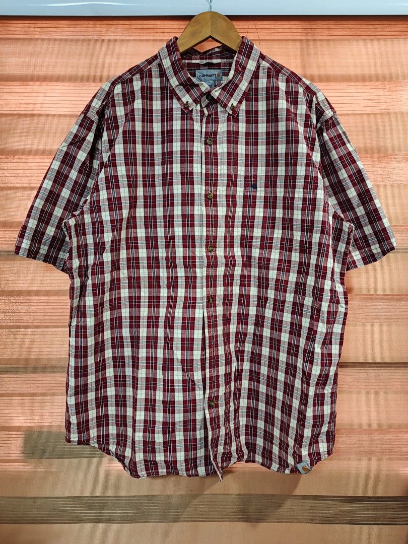 Carhartt Relaxed Fit Plaid Polo Button Down (Category: Formal Shirts) located in Cabuyao City. Submitted by dthrifts (Listing ID 1464738196, Image 1). Description: 26.5 W 32.5 L Authentic Brand New Condition.