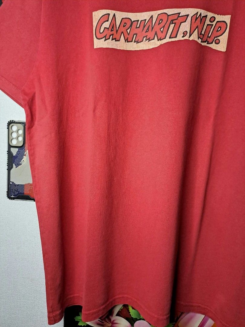 Carhartt S/S Sign Painter Large (Category: Tshirts & Polo Shirts ) located in Quezon City. Submitted by yaseen73 (Listing ID 1464753645, Image 3). Description: Carhartt Wip Sign Painter Red Color Seasonal Graphic Print on the Chest Wearing Size : Large on Tag Dimensions : Width 22 Length 29 Color Rate : 9.5/10 - With Baby Hairlines Issue, Sign of Usage - Good Condition - Pre Owned Courier : J&T Lalamove MOP : G C A S H B A N K T R A N S F E R Sel