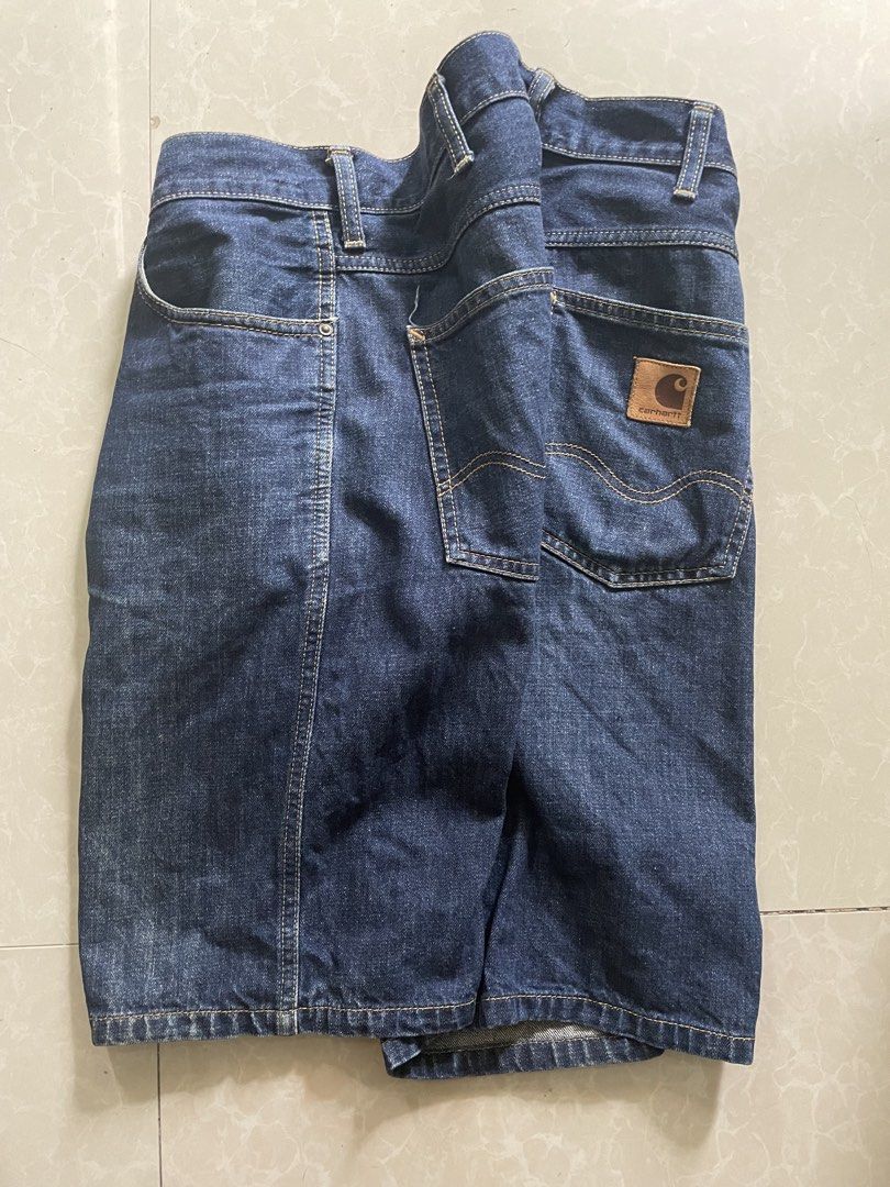 Carhartt western short denim blue (Category: Announcements) located in Manila. Submitted by joshualara1 (Listing ID 1464571714, Image 1). Description: No issue Crispy condi Size 32.