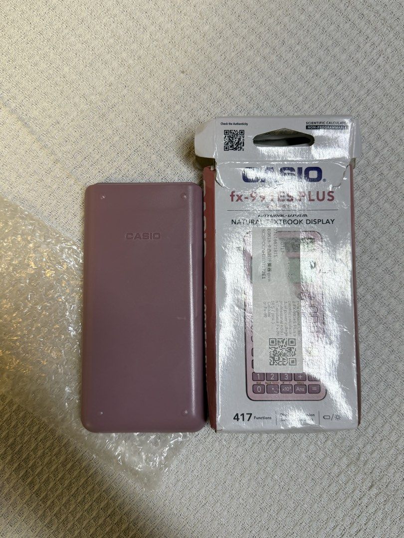 Casio FX-991ES Plus (PINK) (Category: Occasions & Party Supplies) located in Caloocan City. Submitted by dnnhfaye (Listing ID 1464574832, Image 3). Description: Casio FX-991ES Plus (PINK) 1,299 Rfs: hindi nagagamit.