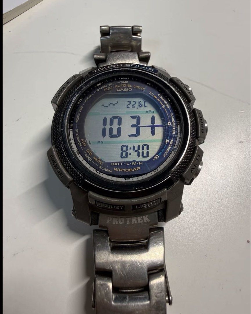 Casio pro trek PRG-200T （分類：手錶）位於 Hong Kong。 由 secondfind.0688 提交（商品編號 1464697979，圖片 2）。簡介： 關注且購買過本店產品 自動成為VIP客户 可享受永久包郵同打折服務 代友出！代友出！ 所有產品90%都係二手產品 所需影既位置已影 如覺得假，可以唔買 先查詢貨品出售與否狀態，所有貨品會以出Offer為準，接受offer後，會先hold貨品，及後等5-6日內會寄出。預期貨期只屬參考。 有以下兩種交易方面： 1. SF 寄件 2. 面交 注意⚠️注意⚠️ 不論選擇那一種交易方法，均需要先收取$100-$300作為按金，視乎物品價格而定 注意⚠️注意⚠️ 如選擇SF寄件，一律SF智能櫃只需補$7，唔係智能櫃補$16。而尾數我會負責 注意⚠️注意⚠️ 退款只限貨品破爛/真假問題 。