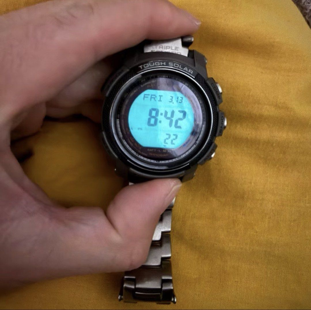 Casio pro trek PRG-200T （分類：手錶）位於 Hong Kong。 由 secondfind.0688 提交（商品編號 1464697979，圖片 4）。簡介： 關注且購買過本店產品 自動成為VIP客户 可享受永久包郵同打折服務 代友出！代友出！ 所有產品90%都係二手產品 所需影既位置已影 如覺得假，可以唔買 先查詢貨品出售與否狀態，所有貨品會以出Offer為準，接受offer後，會先hold貨品，及後等5-6日內會寄出。預期貨期只屬參考。 有以下兩種交易方面： 1. SF 寄件 2. 面交 注意⚠️注意⚠️ 不論選擇那一種交易方法，均需要先收取$100-$300作為按金，視乎物品價格而定 注意⚠️注意⚠️ 如選擇SF寄件，一律SF智能櫃只需補$7，唔係智能櫃補$16。而尾數我會負責 注意⚠️注意⚠️ 退款只限貨品破爛/真假問題 。